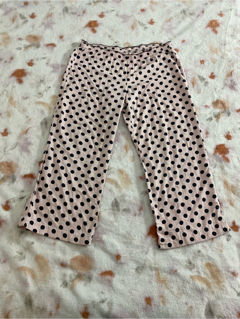 Victoria's Secret Pink and Black Polka Dot pajamas